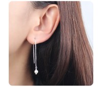 Silver Chain Earring ECD-5-01